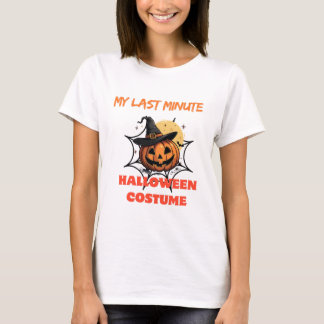 Camiseta Engraçado meu último minuto HALLOWEEN CUSTAME Ghos