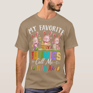 Camiseta Engraçado Meus Bunnies Favoritos Me Chamam De Famí