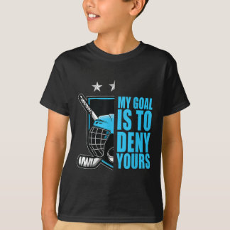 Camiseta Engraçado Meus Objetivos São Negar Os Seus Hockey 