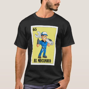 Camiseta Engraçado mexicano pela mecânica do carro - El Mec