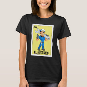 Camiseta Engraçado mexicano pela mecânica do carro - El Mec