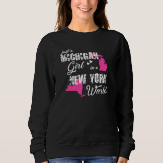 Camiseta Engraçado Michigan É Uma Garota De Michigan Em Nov