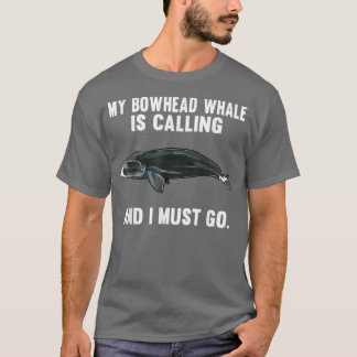 Camiseta Engraçado, Minha Baleia De Cabeça Está Ligando E P
