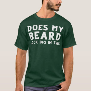 Camiseta Engraçado Minha Barba Parece Grande Nisso