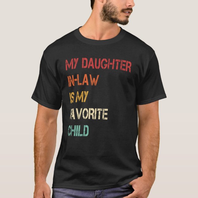 Camiseta Engraçado Minha Filha De Direito É Meu Presente Fa (Frente)