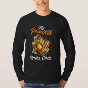 Camiseta Engraçado Minha Princesa Veste Limpa Jogador de So