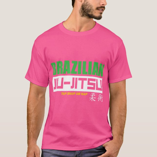 Camiseta Engraçado Mma Bjj Artes Marciais Esportes Jiu Jits (Frente)