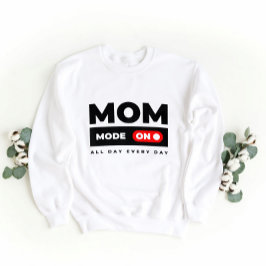 Camiseta Engraçado modo de mãe doentio ligado - design ousa