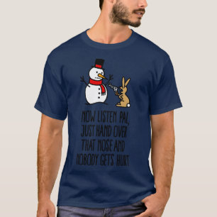 Camiseta Engraçado molho doce de cenoura de Natal