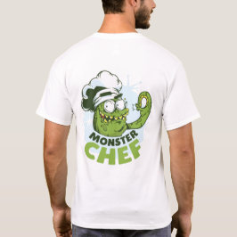 Camiseta Engraçado Monstro Chef Kraken Octpous Monster