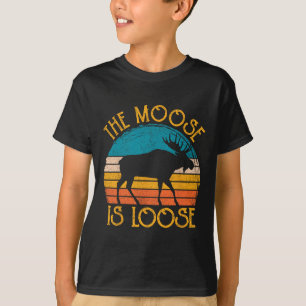 Camiseta Engraçado Moose É Roupa Animal Perdido