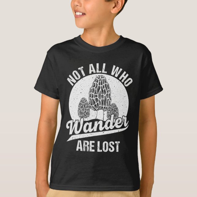 Camiseta Engraçado Morel Mushroom Dando Presente Forjando C (Frente)