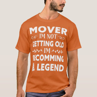 Camiseta engraçado Mover Truck Mover Mover Gift Mover Wife