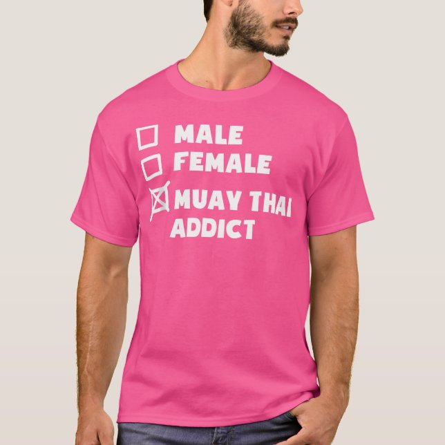 Camiseta Engraçado Muay Thai Boxin Kickboxing (Frente)