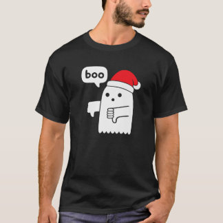 Camiseta Engraçado "Mumbs Down Ghost Screaming Boo" em papa