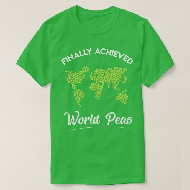 Camiseta Engraçado mundo paz na terra trocadilho Mundo Alca (Frente do Design)