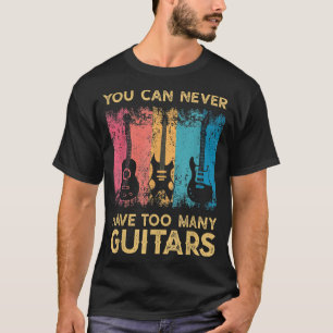 Camiseta Engraçado Musical Guitarrista Que Nunca Se Pode Te