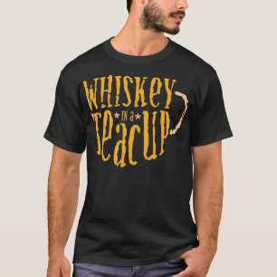 Camiseta Engraçado Na Citação Do Bebendo Do Teacup Liquor B