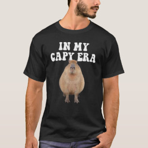 Camiseta Engraçado Na Minha Época Capy Capybara Meme Rodent