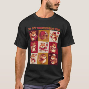 Camiseta Engraçado Na Minha Era Do Groundhog Futebol Feliz 