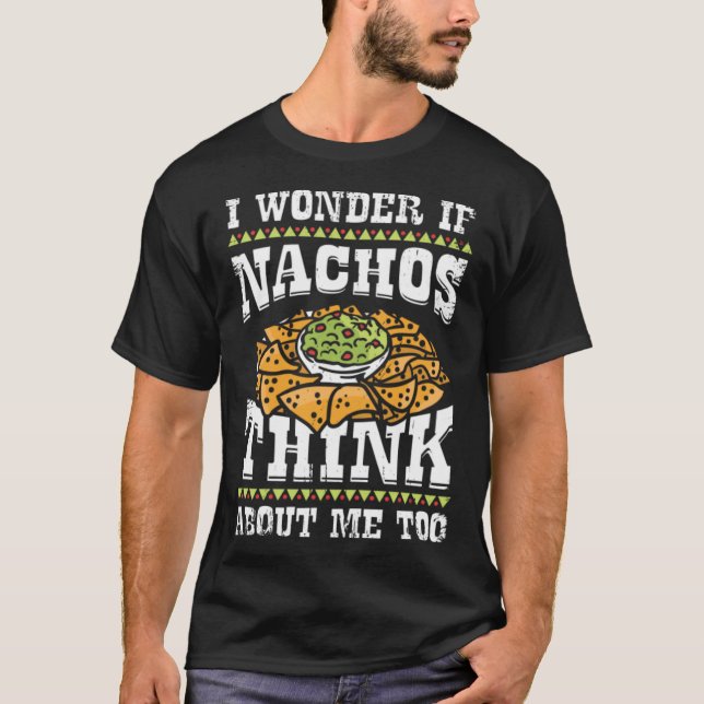Camiseta Engraçado Nacho Lover Gift (Frente)