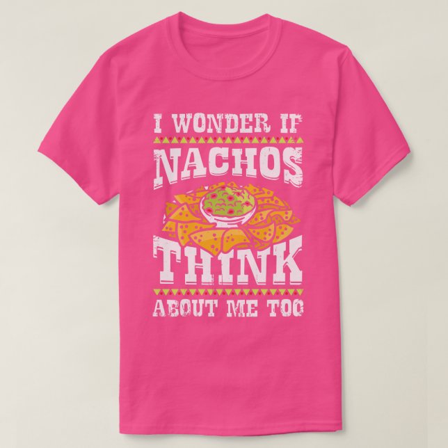 Camiseta Engraçado Nacho Lover Gift (Frente do Design)