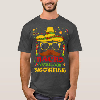 Camiseta Engraçado Nacho Médio Irmão Cinco de Mayo Lover