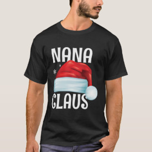 Camiseta Engraçado Nana Claus Casal de Natal Pajama