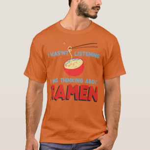 Camiseta Engraçado, não estava escutando que estava pensand