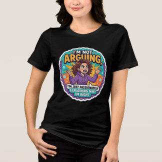 Camiseta Engraçado Não Estou Discutindo