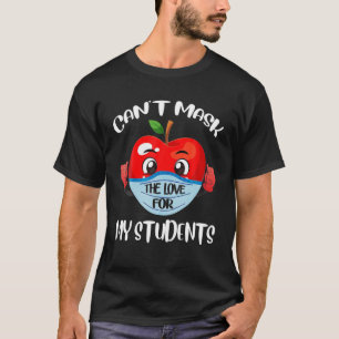 Camiseta Engraçado não pode mascarar o amor pelos meus al