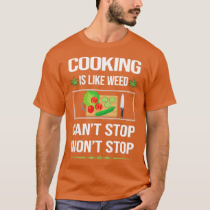 Camiseta Engraçado Não Pode Parar Cozinhar