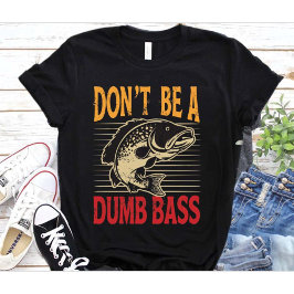 Camiseta Engraçado Não Seja Um Pai Pescador De Robalo Idiot