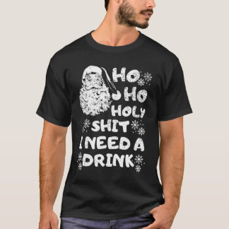 Camiseta Engraçado Natal dizendo vitória de natal bêbada