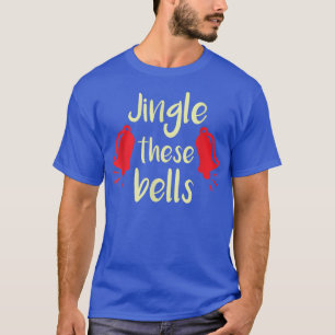 Camiseta Engraçado Natal Jingle estes sinos Desenho da Piad