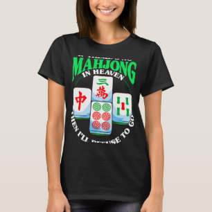 Camiseta Engraçado Natal Mahjong Bebendo Xmas Lights Group