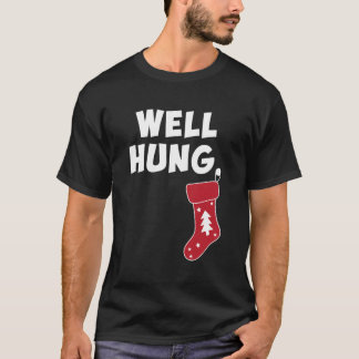 Camiseta Engraçado Natal Sujo Bem Preso