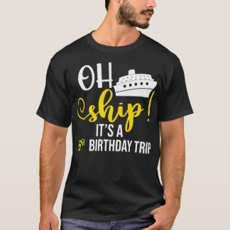 Camiseta Engraçado Navio 60º Aniversário do Cruise Lover
