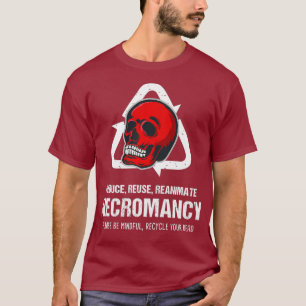Camiseta Engraçado Necromcy Gamer D20 Dice Dungeon Dragon