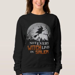 Camiseta Engraçado Nem Todas As Bruxas Vivem Em Salem Witch
