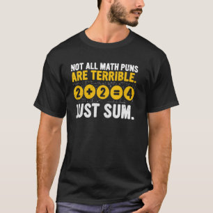 Camiseta Engraçado Nem Todos Os Trocadilhos De Matemática S