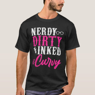 Camiseta Engraçado Nerdy Sujo De Tinta Suja, Presente Legal