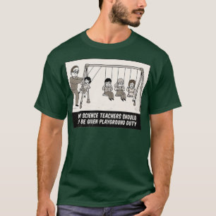 Camiseta Engraçado Newton Cradle Professor de Física