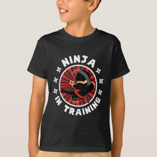 Camiseta Engraçado Ninja No Treinamento Karate Lover Artes