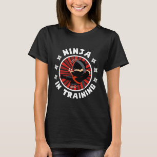 Camiseta Engraçado Ninja No Treinamento Karate Lover Artes