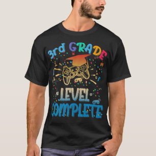 Camiseta Engraçado Nível 3º Grau Completo Vídeo Gamer 2021 
