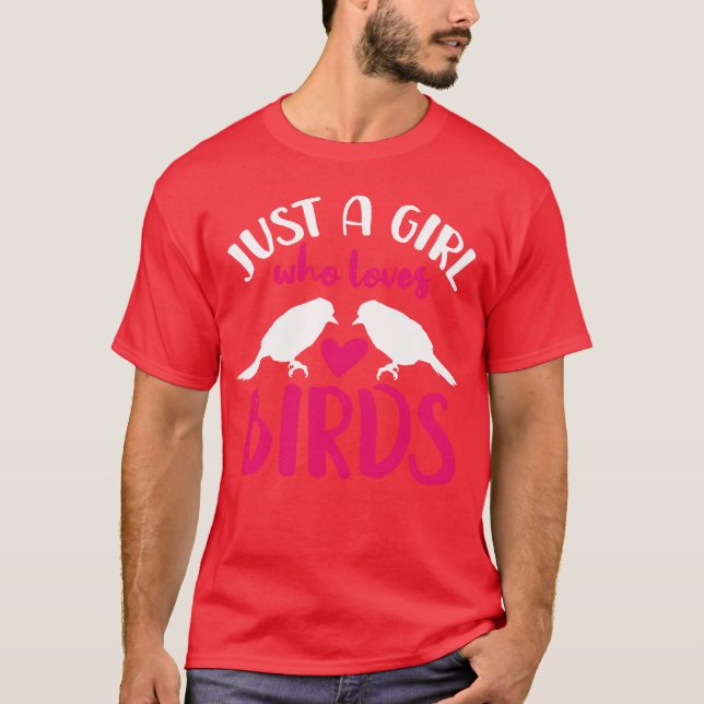 Camiseta Engraçado no pássaro (Frente)