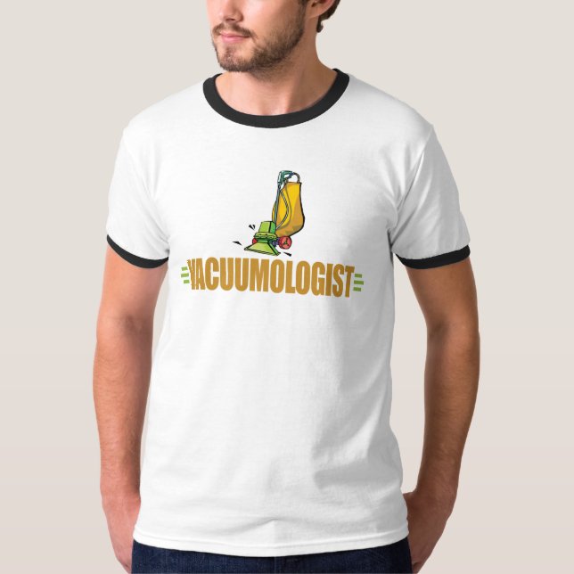 Camiseta Engraçado no vácuo (Frente)