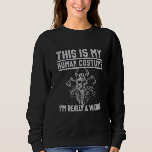 Camiseta Engraçado Norseman Cita Figurino Humano Viking