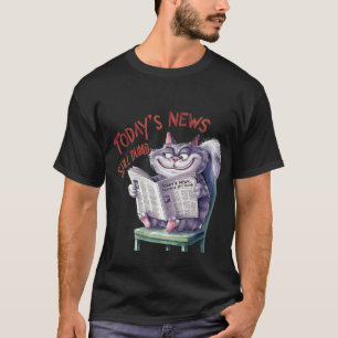 Camiseta Engraçado "Notícias de Hoje Ainda São Estúpidas" G